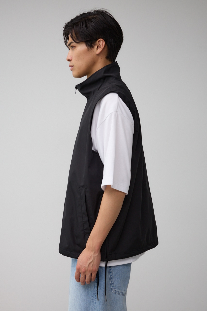 サイドスリットスタンドカラーベスト｜MEN｜251HAT30-059G｜AZUL BY