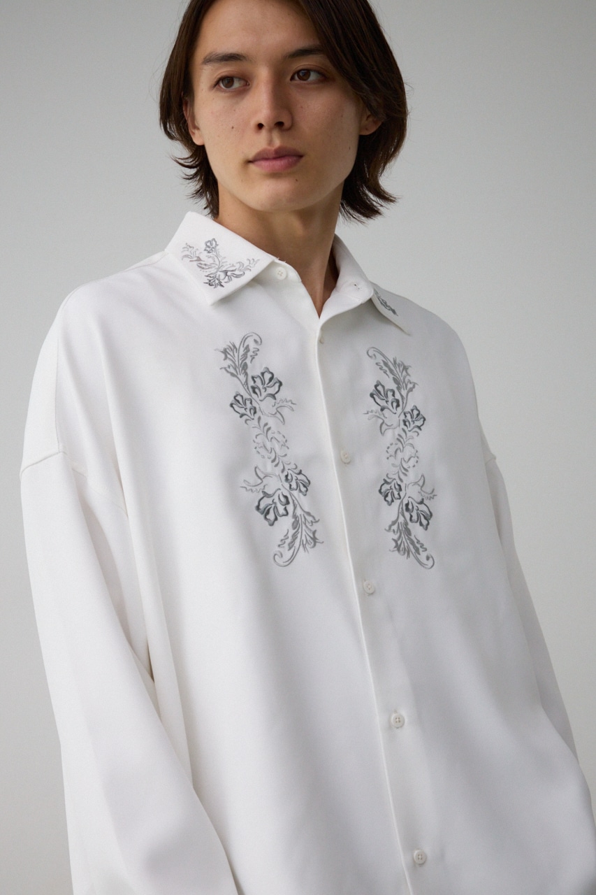 グラデーション刺繍長袖シャツ｜MEN｜251HAT30-080G｜AZUL BY MOUSSY