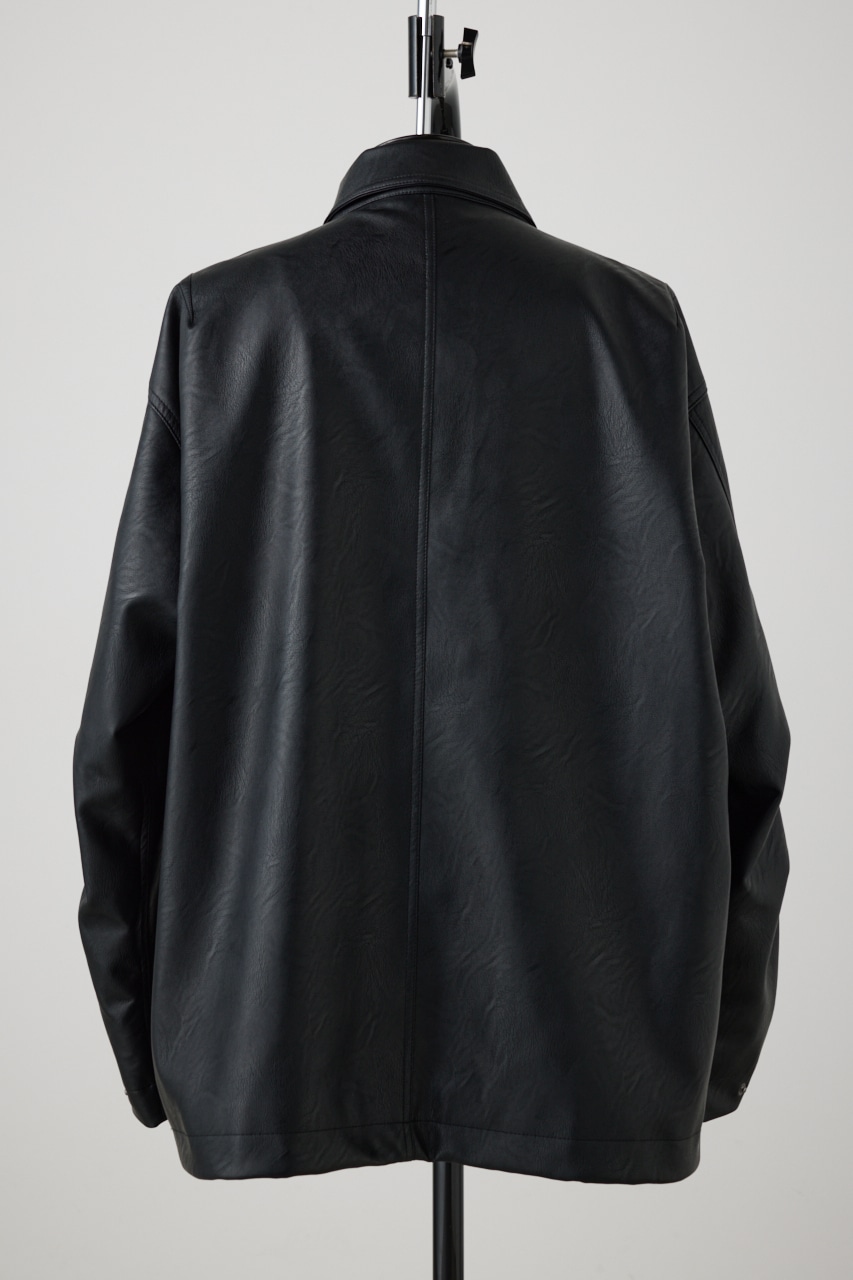 フェイクレザージップブルゾン｜MEN｜251HAT30-186H｜AZUL BY MOUSSY