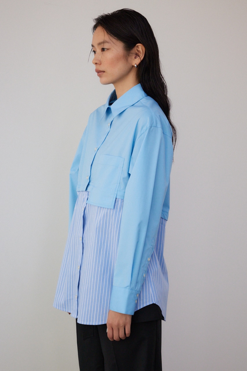 PLUS】マルチウェイデザインシャツ｜WOMEN｜250HSP30-473C｜AZUL BY