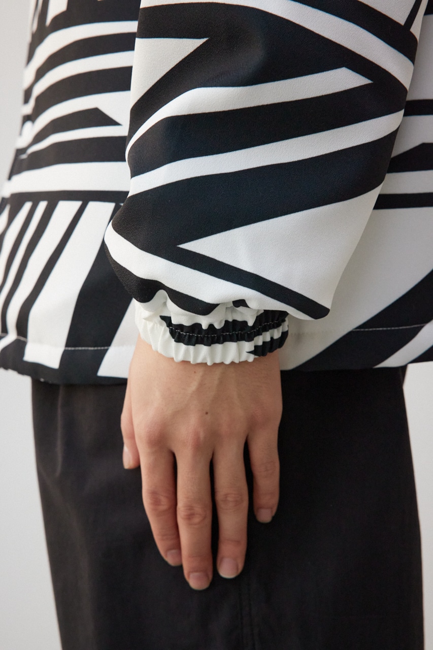 幾何学総柄コーチジャケット｜MEN｜251HSC30-076C｜AZUL BY MOUSSY