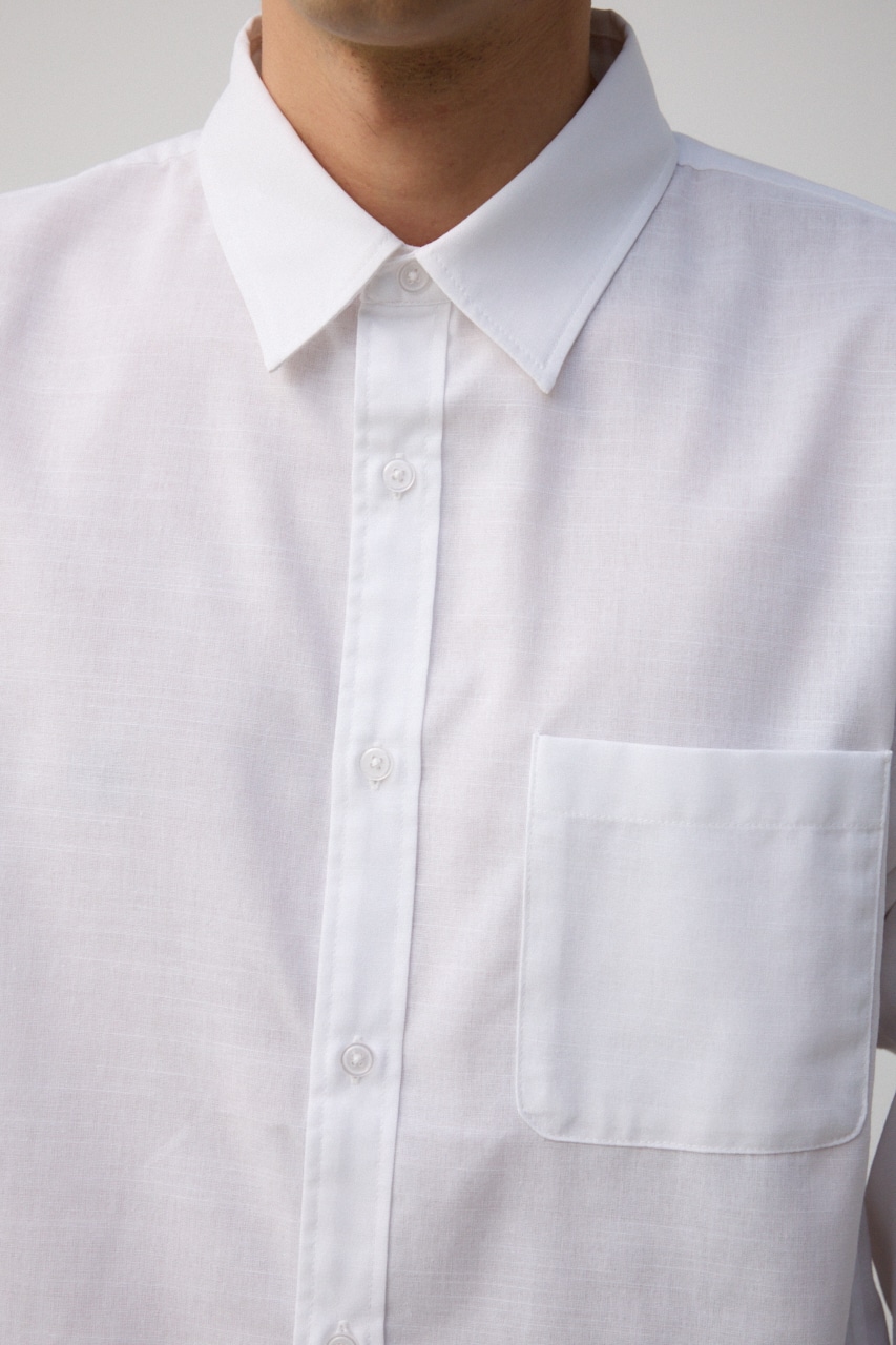 テックリネン7分袖シャツ｜MEN｜251HSC30-174D｜AZUL BY MOUSSY