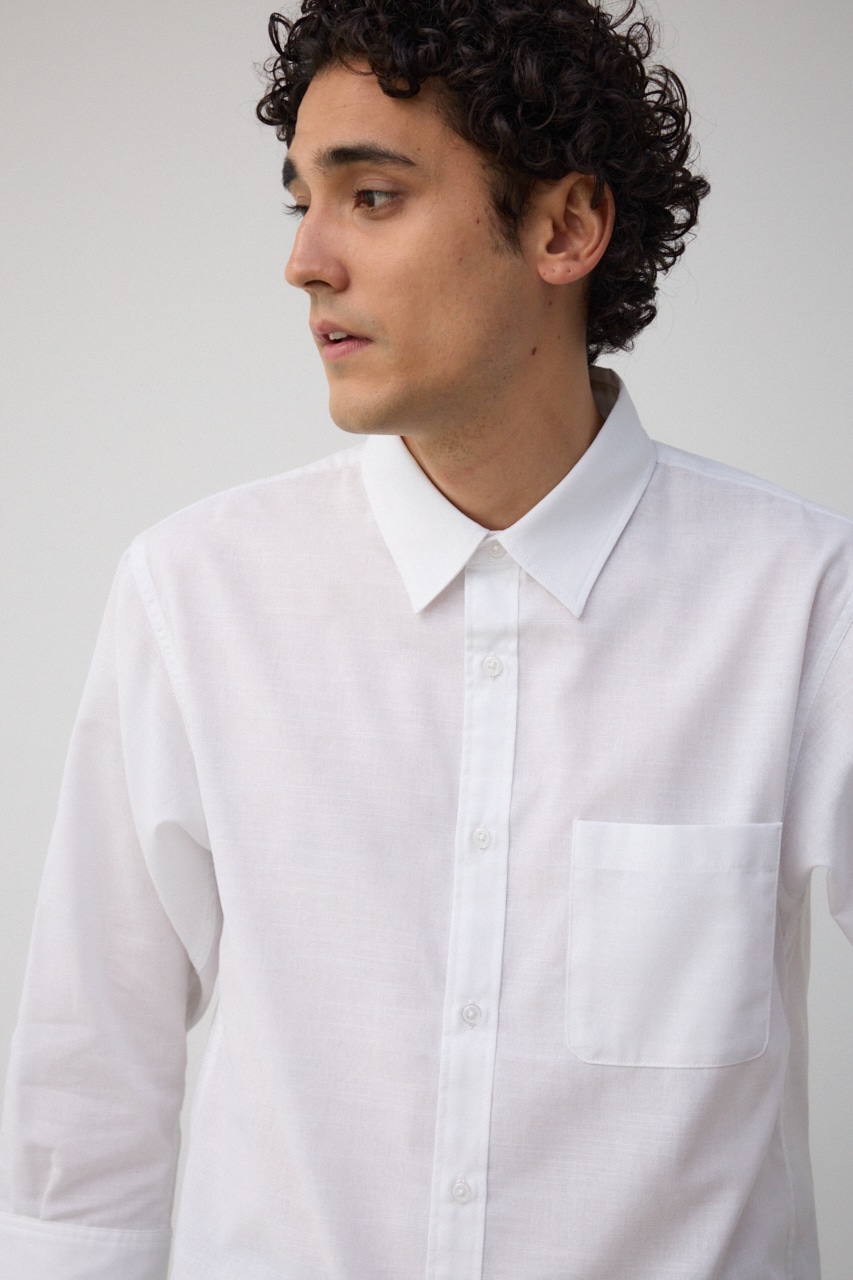 テックリネン7分袖シャツ｜MEN｜251HSC30-174D｜AZUL BY MOUSSY