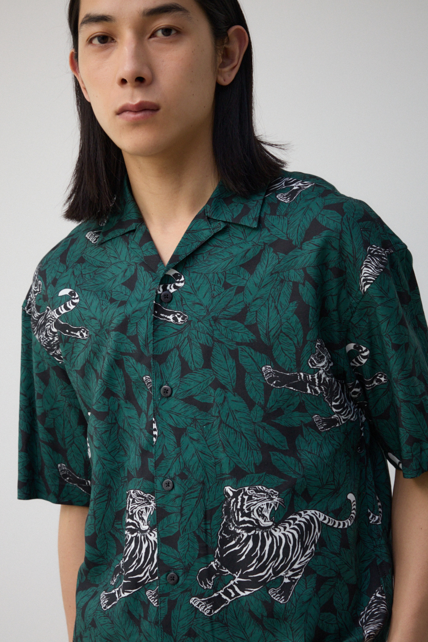 タイガーパターンシャツ｜MEN｜251HSC30-170D｜AZUL BY MOUSSY