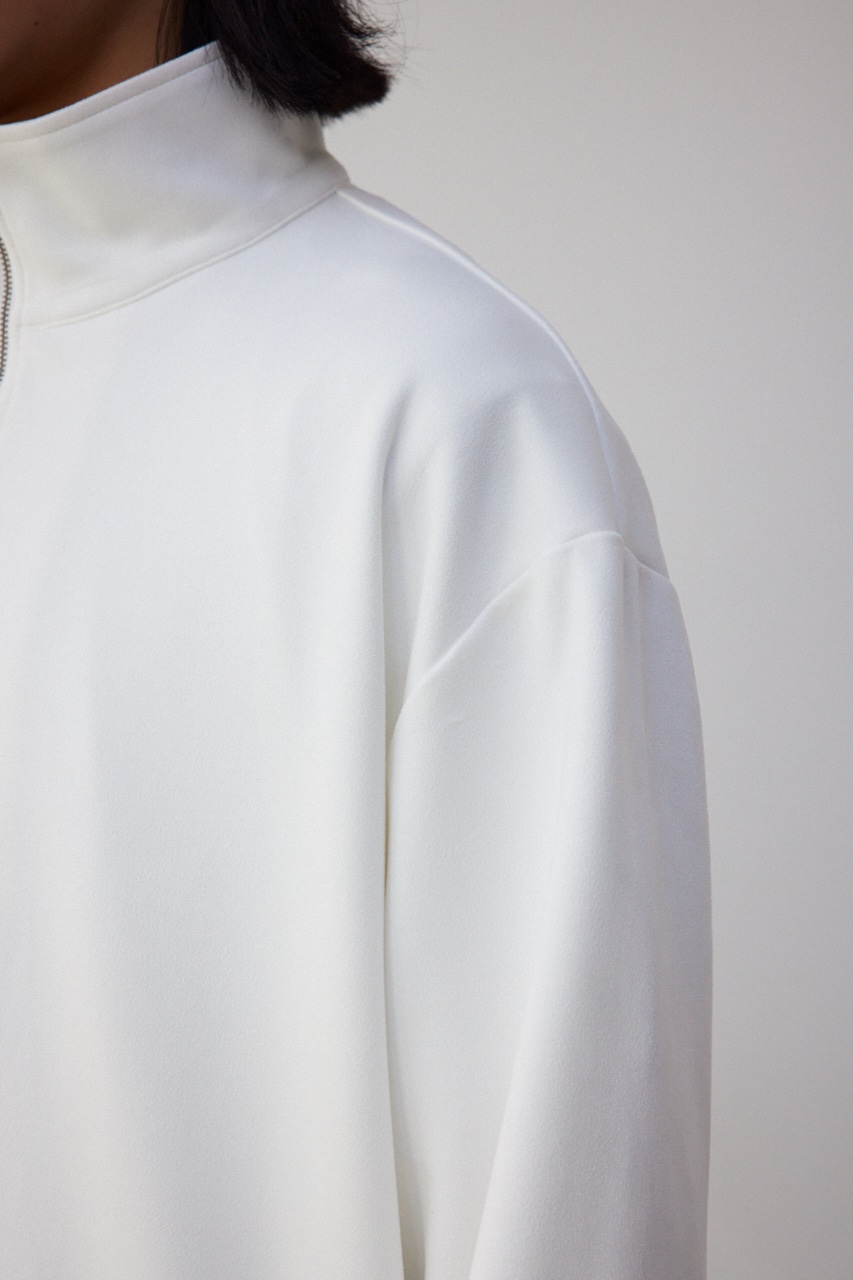 ワンポイント刺繍フェイクスウェードハーフジップ｜MEN｜251HST80-054C