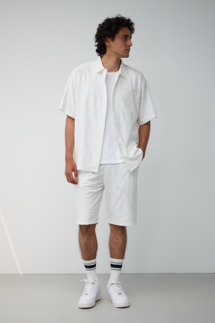 総柄パイルジャガードショートパンツ｜MEN｜251HST81-273E｜AZUL BY