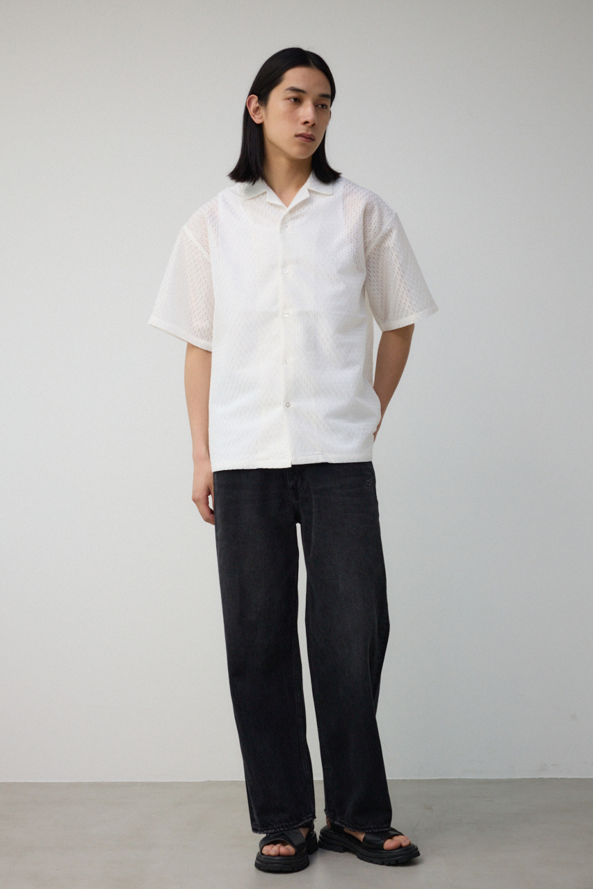 シアーレースシャツ｜MEN｜251HST30-222E｜AZUL BY MOUSSY（アズール