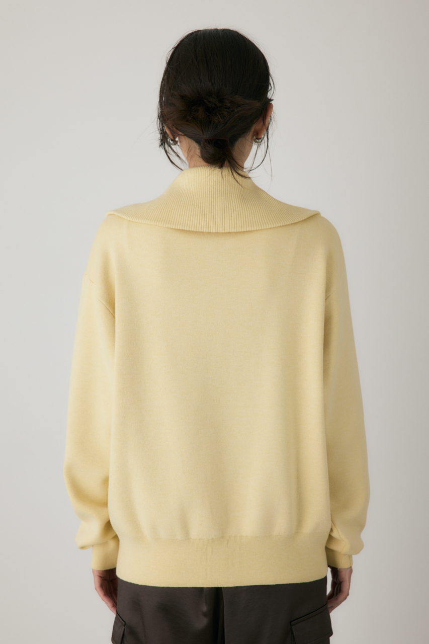 crie conforto】ハーフジップセーラーカラーニット｜WOMEN｜254IAT70