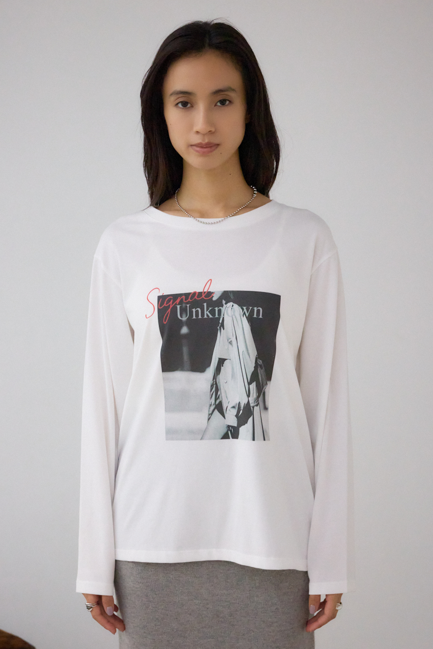 アソートフォトロングスリーブTシャツ｜WOMEN｜250IAA90-3591｜AZUL BY