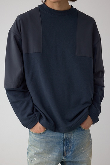クロスパネルスウェット｜MEN｜251IAB80-0201｜AZUL BY MOUSSY