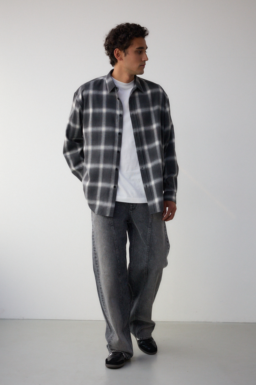 ネルチェックシャツ｜MEN｜251ISB30-050C｜AZUL BY MOUSSY（アズール