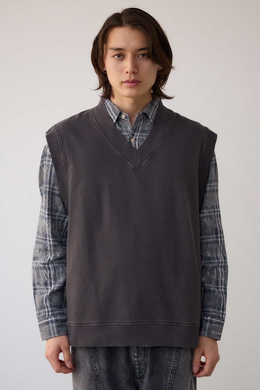 ABEL&CO USA ヴィンテージダメージベスト｜MEN｜251IST80-257C｜AZUL