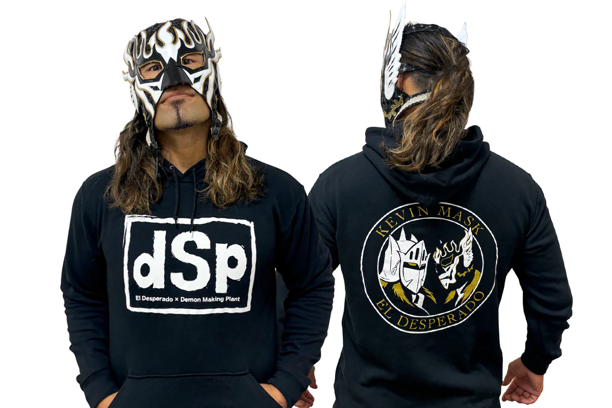 キン肉マン二世コラボ エル・デスペラード&ケビンマスク プルオーバー