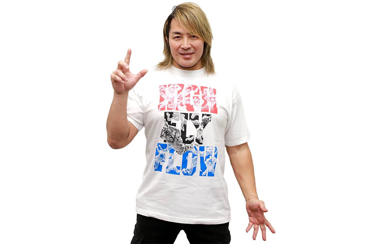 棚橋弘至「HIGH FLY FLOW」ピクチャーTシャツ – プロレス専門店バック