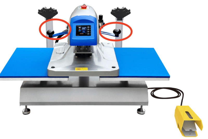 ダブルプラットベット ヒートプレス機 40x50（＋レーザーポインター