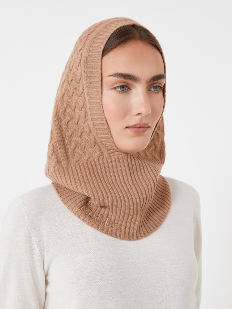 Cashmere balaclava, camel | Max Mara