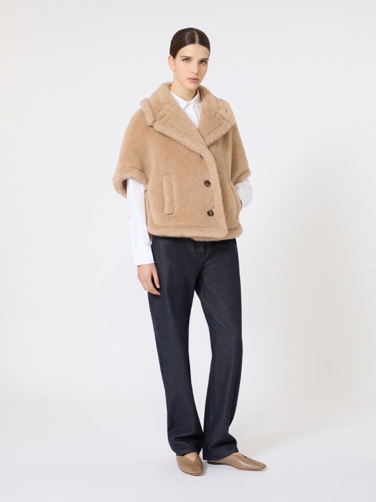 コルヴィーノ] カシミヤ テディベア ケープ, beige | Max Mara