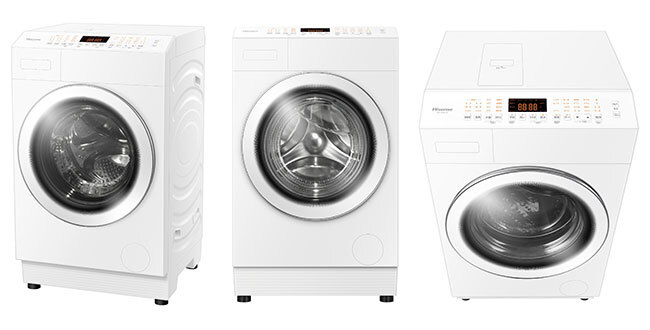 ハイセンスが大容量のドラム式洗濯乾燥機を発売！ 日本基準で開発し