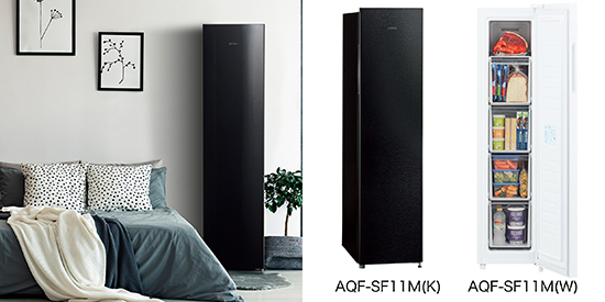 アクア、横幅36cmのスリムでスタイリッシュなセカンド冷凍庫を発売