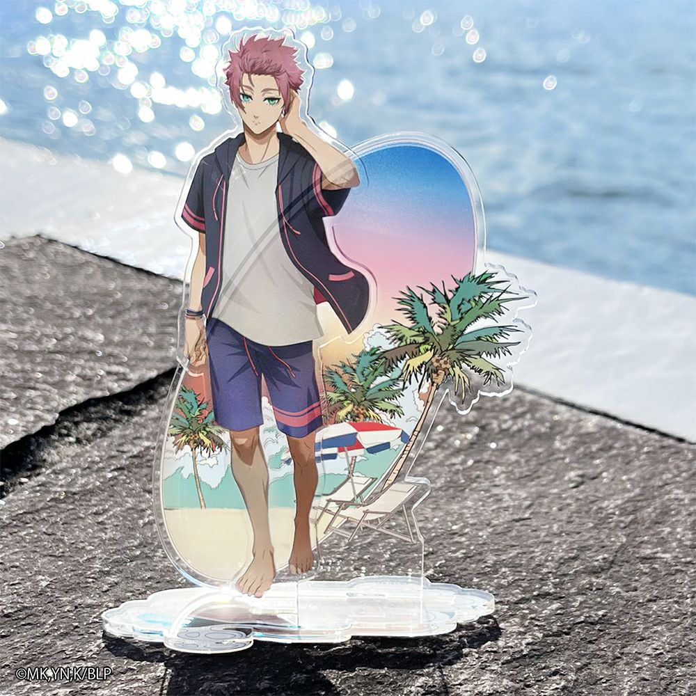 ブルーロック×文房具カフェ シーサイドモチーフ ジオラマアクリル