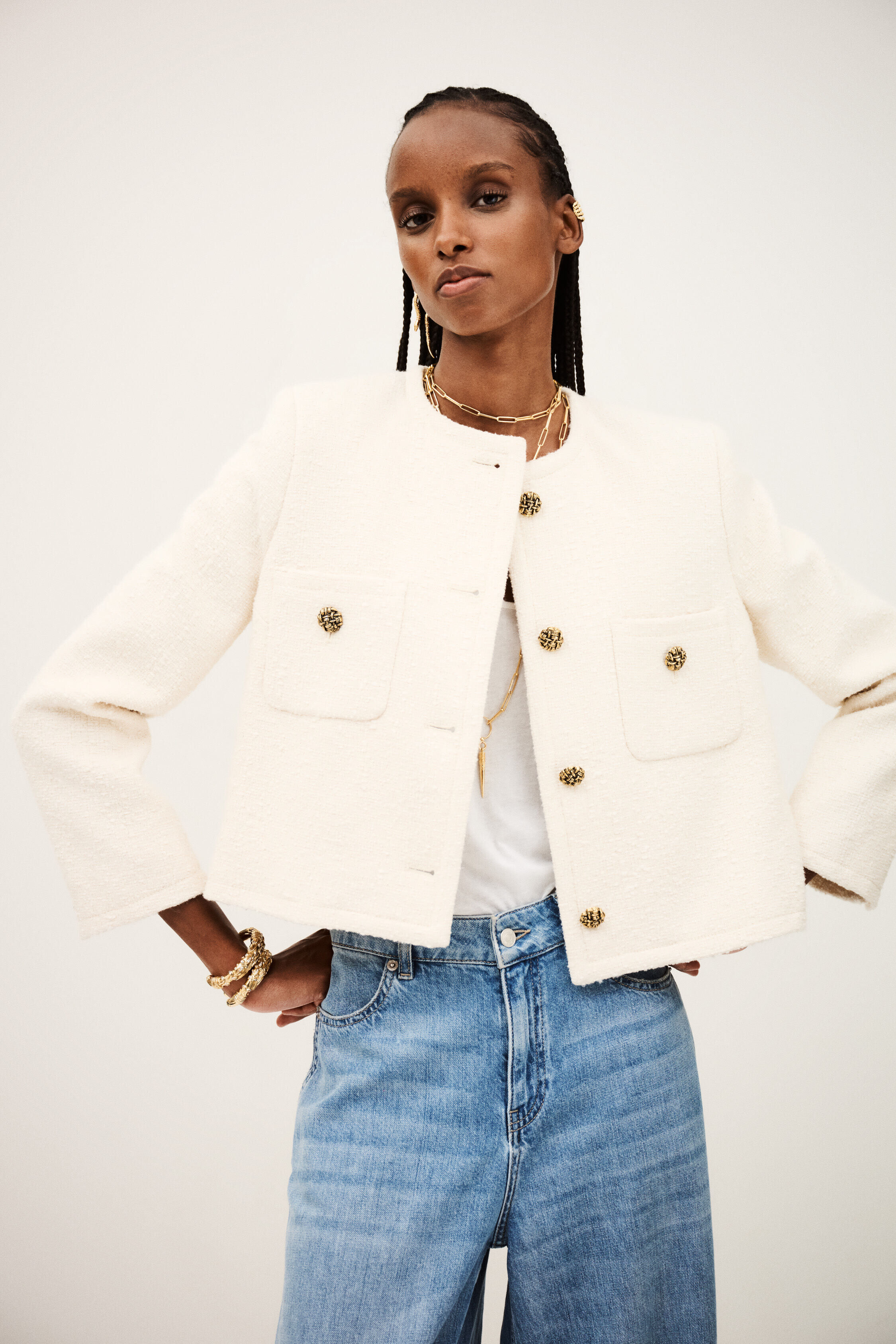 Jacket Meredith Off-White // ba&sh US