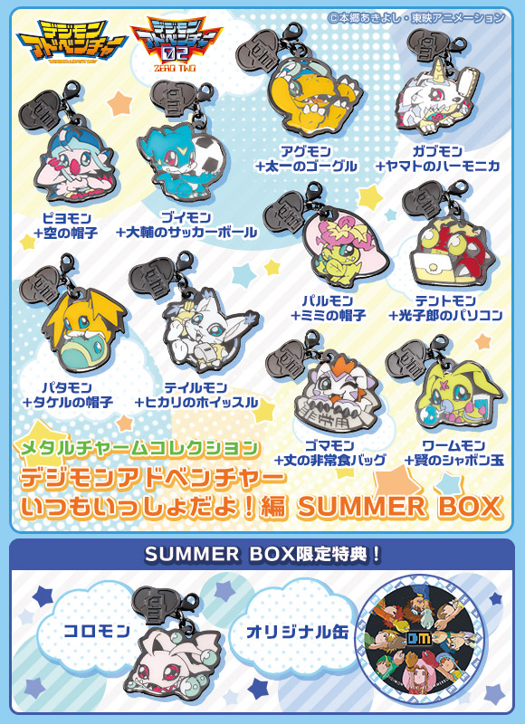 メタルチャームコレクション デジモンアドベンチャー いつもいっしょだ