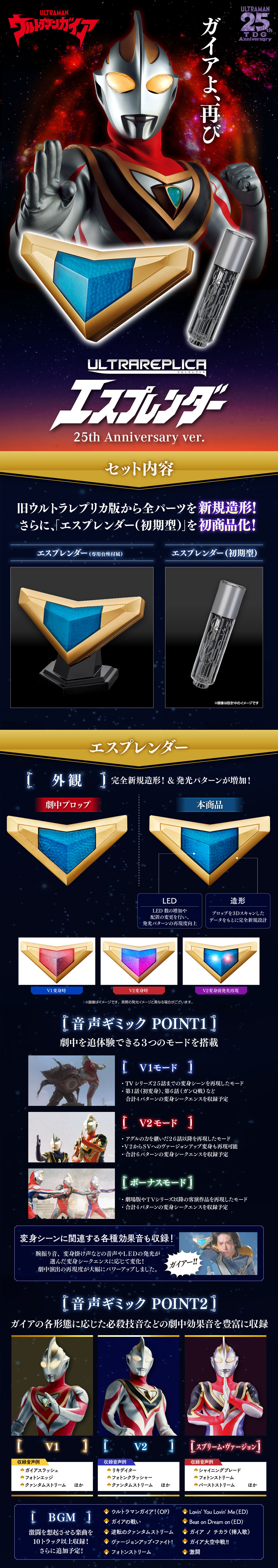 特別抽選販売】ウルトラレプリカ エスプレンダー 25th Anniversary ver