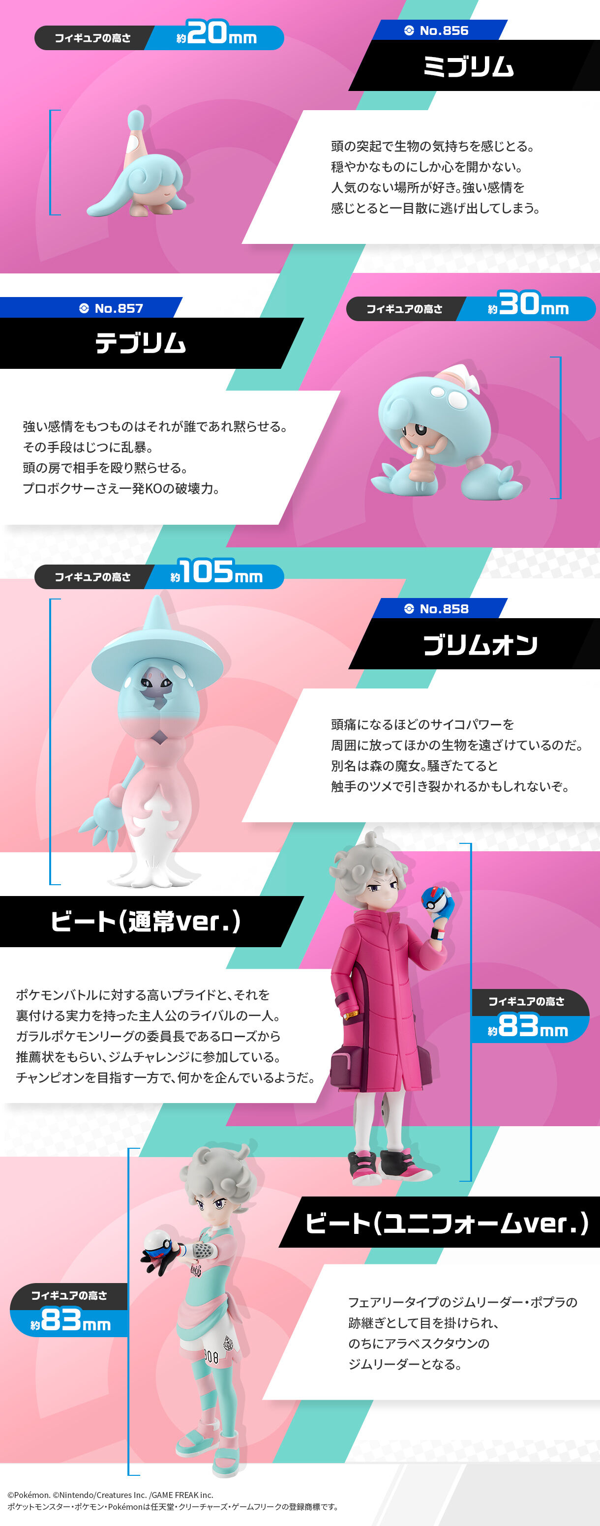 ポケモンスケールワールド ガラル地方 ビート＆ミブリム＆テブリム