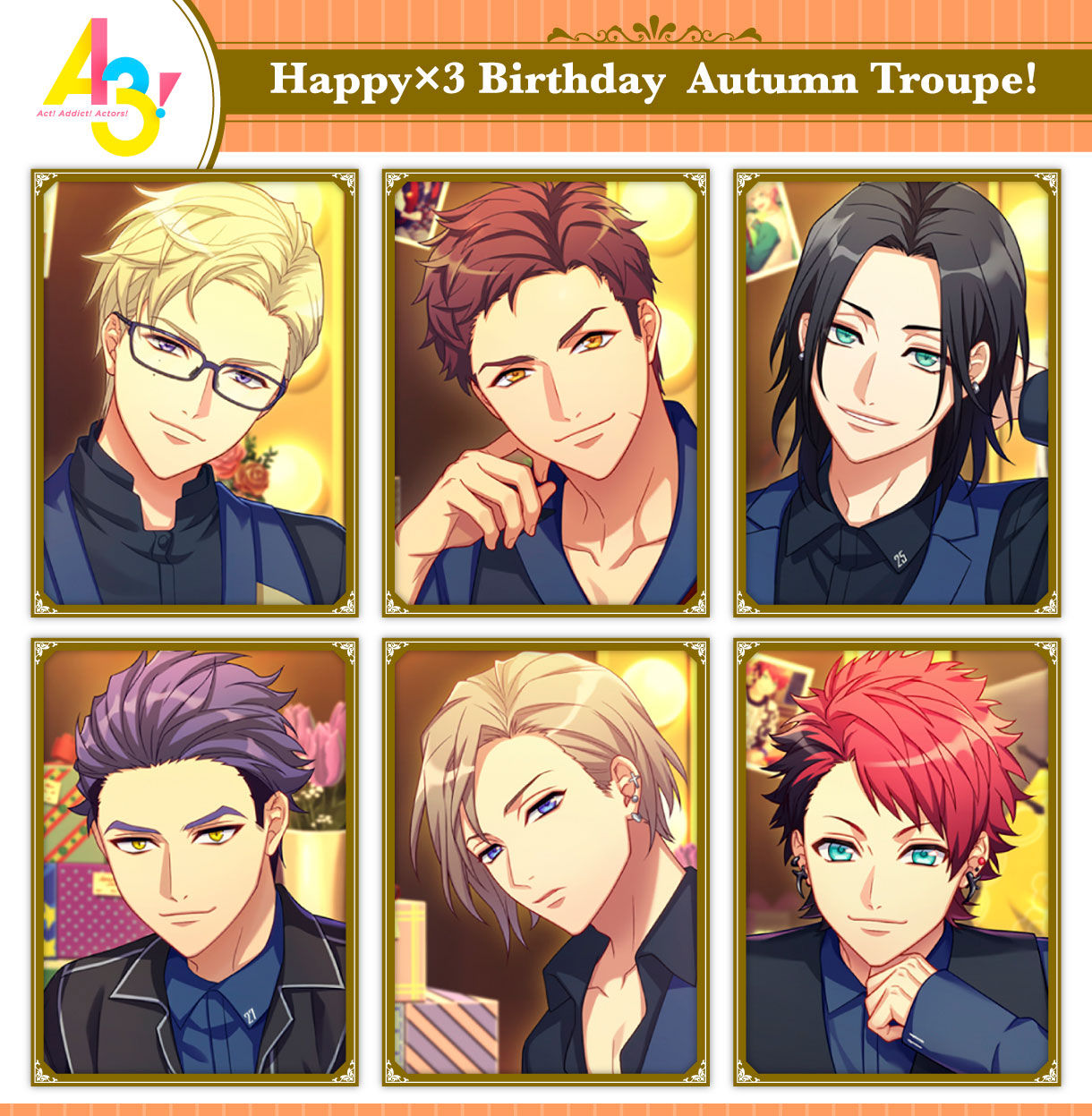 A3！ ホログラム缶バッジ ～Happy×3 Birthday Autumn Troupe!～ | A3