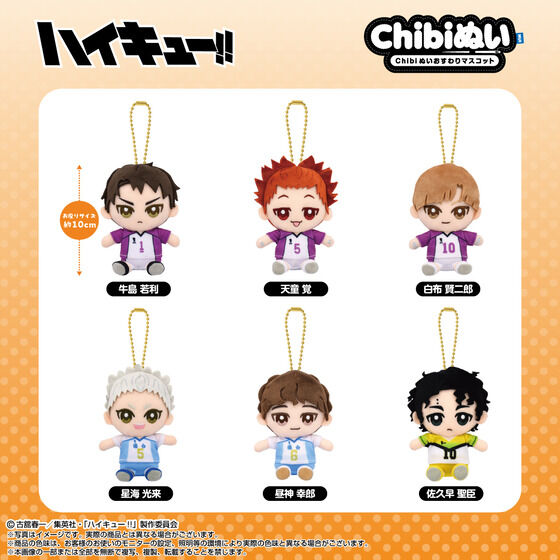Chibiぬいおすわりマスコット 天童 覚 | ハイキュー!! おもちゃ