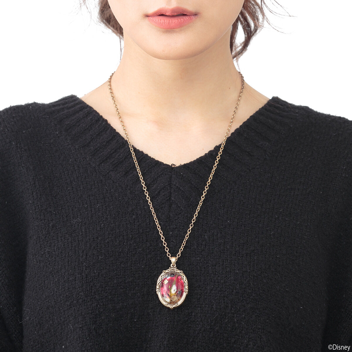 ディズニー ツイステッドワンダーランド フラワーネックレス