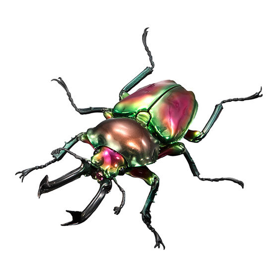 いきもの大図鑑アドバンス プラチナコガネとニジイロクワガタ