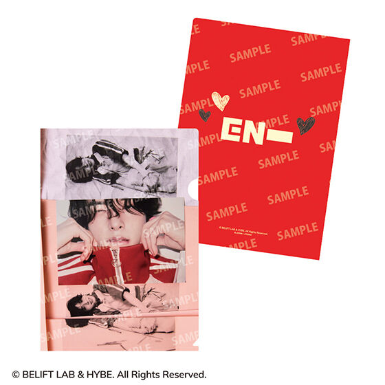 フラットガシャポン】ENHYPEN クリアファイルコレクション｜ガシャポン