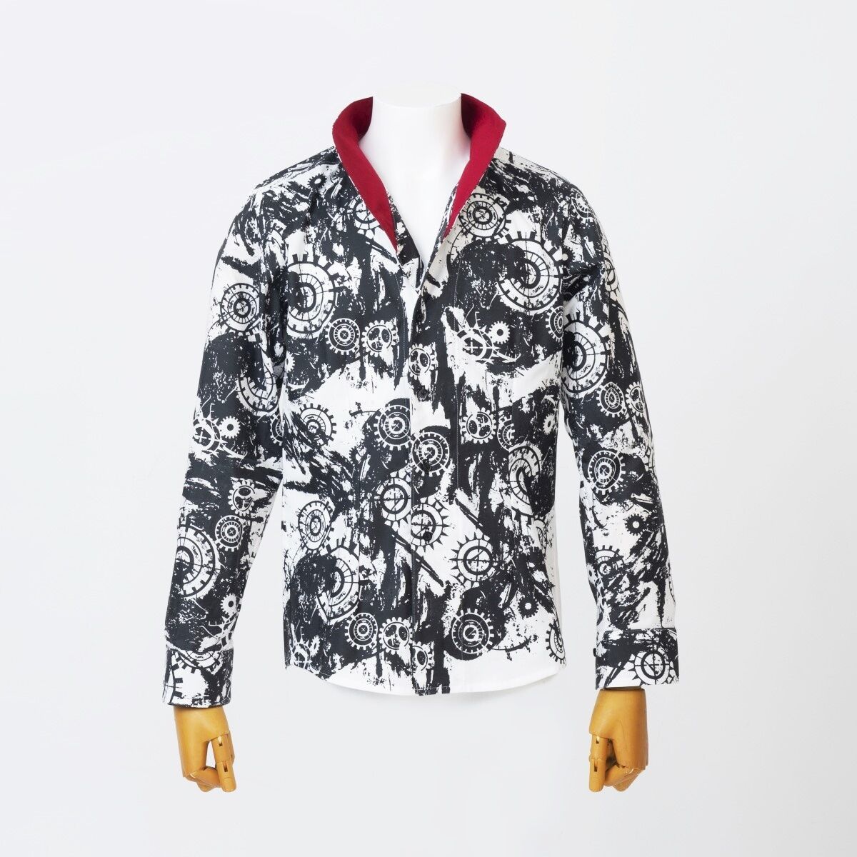 爆上戦隊ブンブンジャー×h.NAOTO ブンレッド／範道大也 総柄シャツ