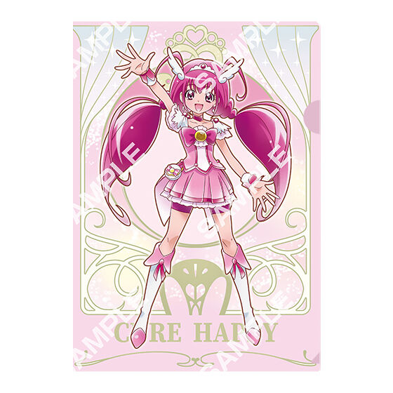 フラットガシャポン】プリキュアオールスターズ クリアファイル