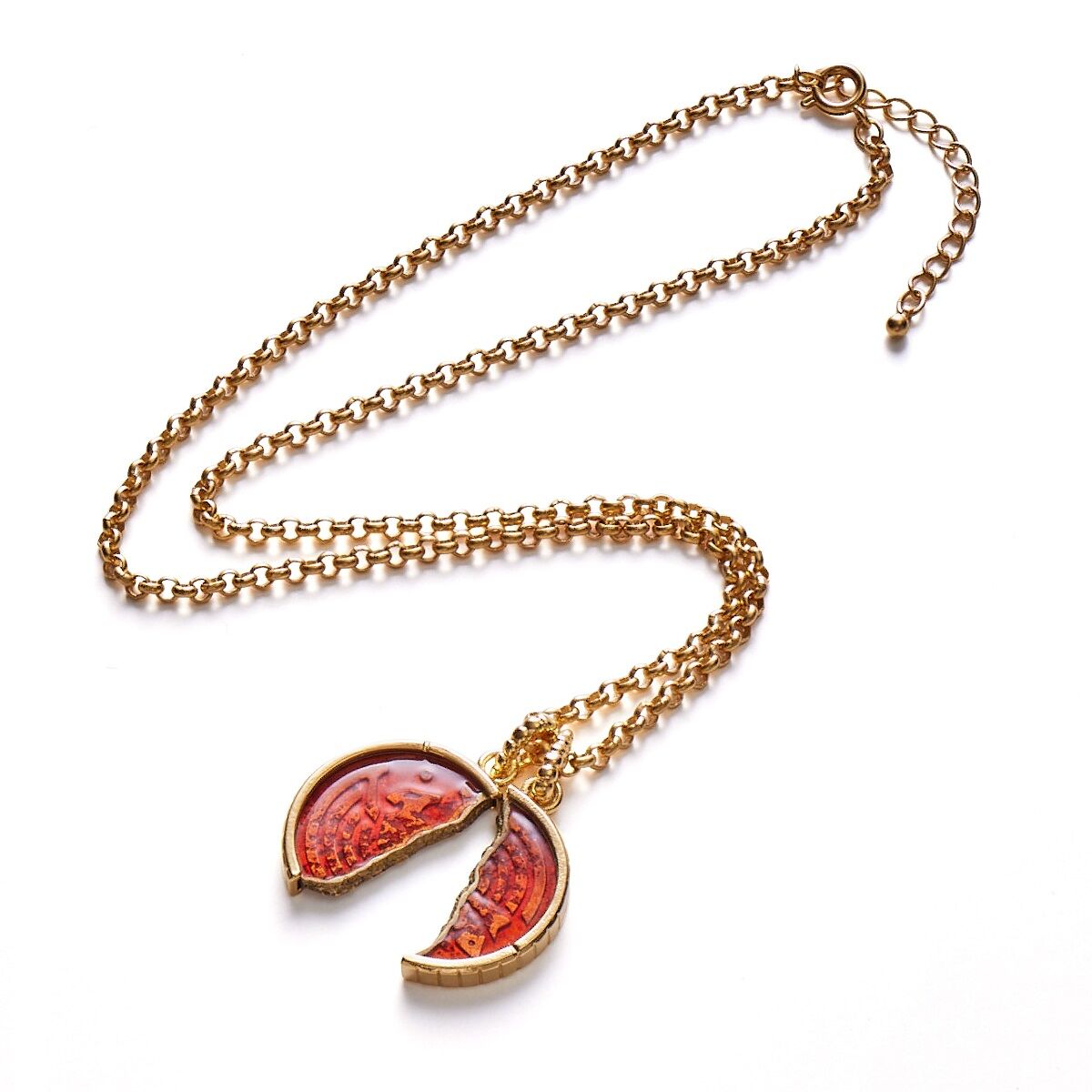 仮面ライダーオーズ／OOO アンクの割れたメダルペンダント | 仮面