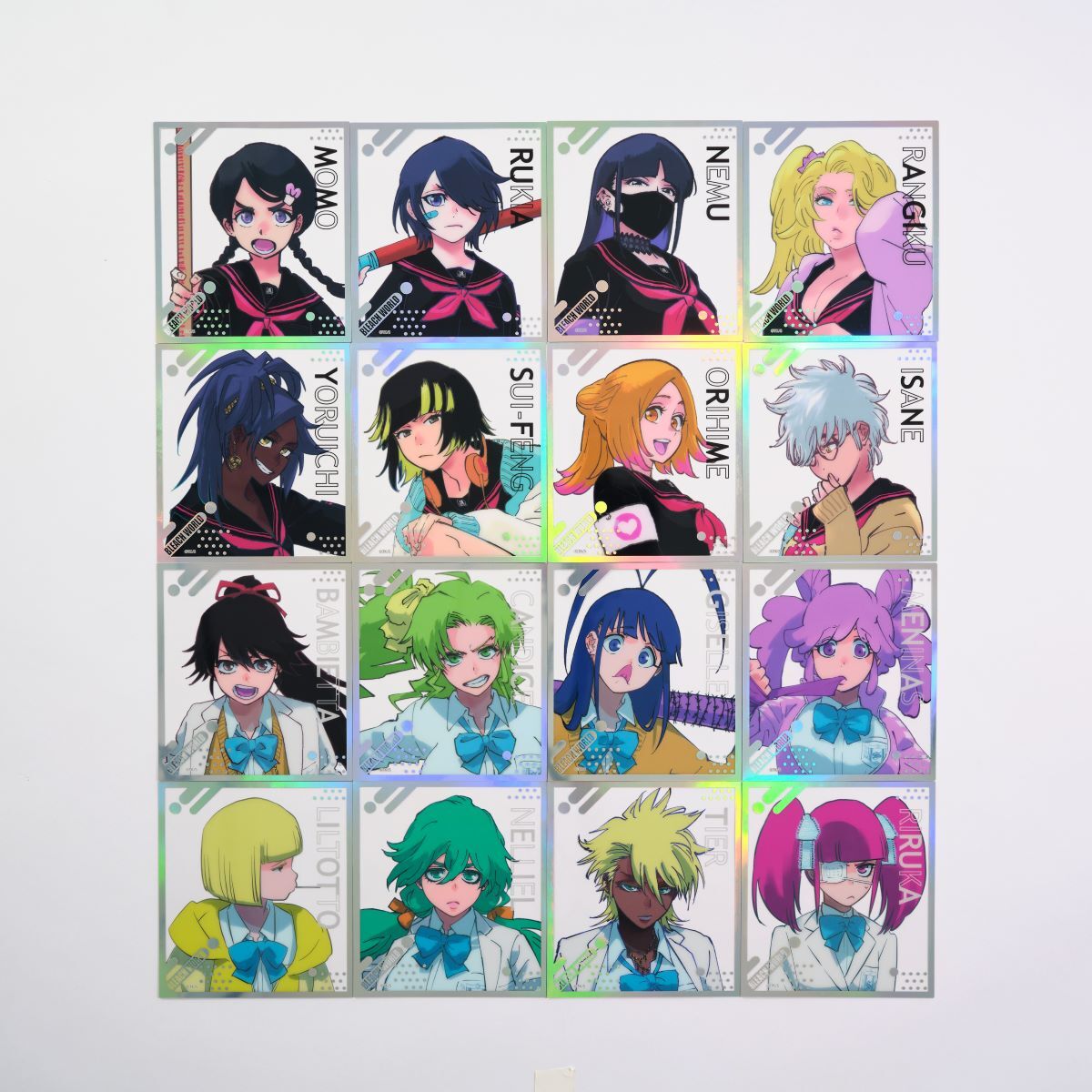 数量限定】BLEACH WORLD クリアミニ色紙コレクション ～護廷高校＆白砂