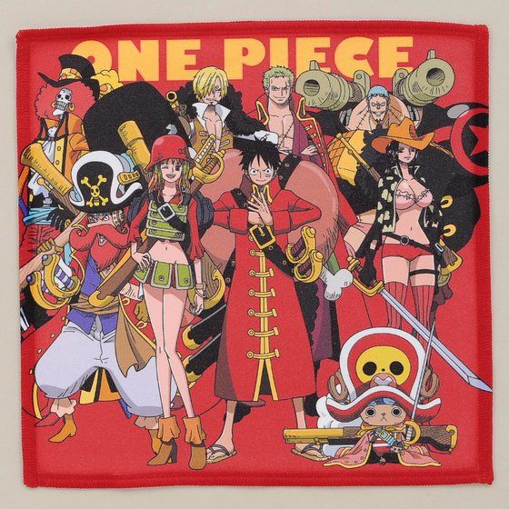 ONE PIECE FILM Z マイクロファイバーミニタオル 麦わらの一味決戦服