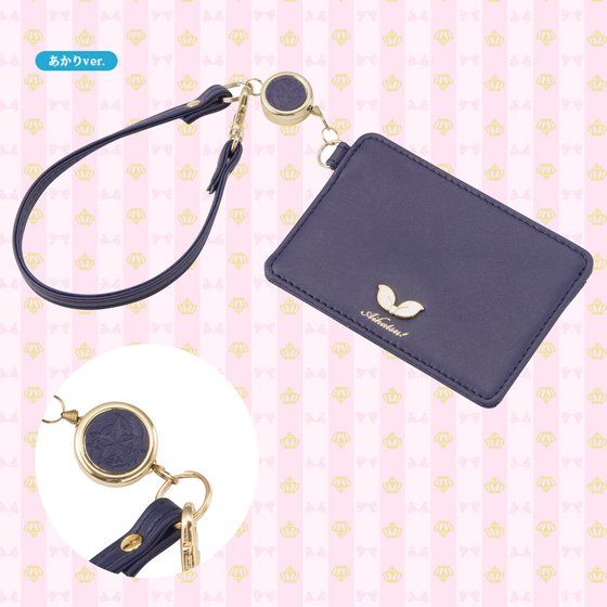 AIKATSU!STYLE for Lady Aikatsu!リール付き本革パスケース(いちごver