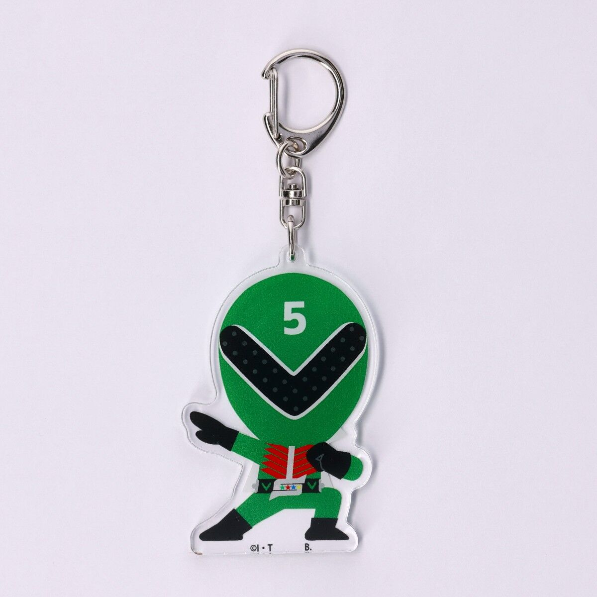 秘密戦隊ゴレンジャー デフォルメ アクリルチャーム 全5種 | 秘密戦隊