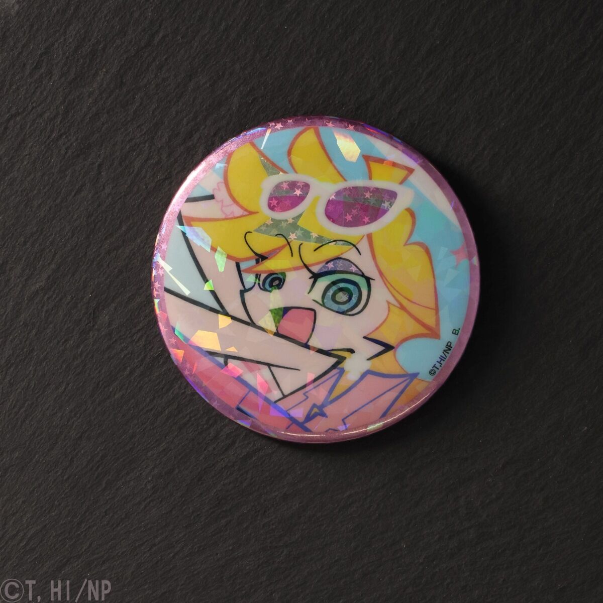 ハピクロ！】New PANTY ＆ STOCKING with GARTERBELT ホロホロ缶バッジ