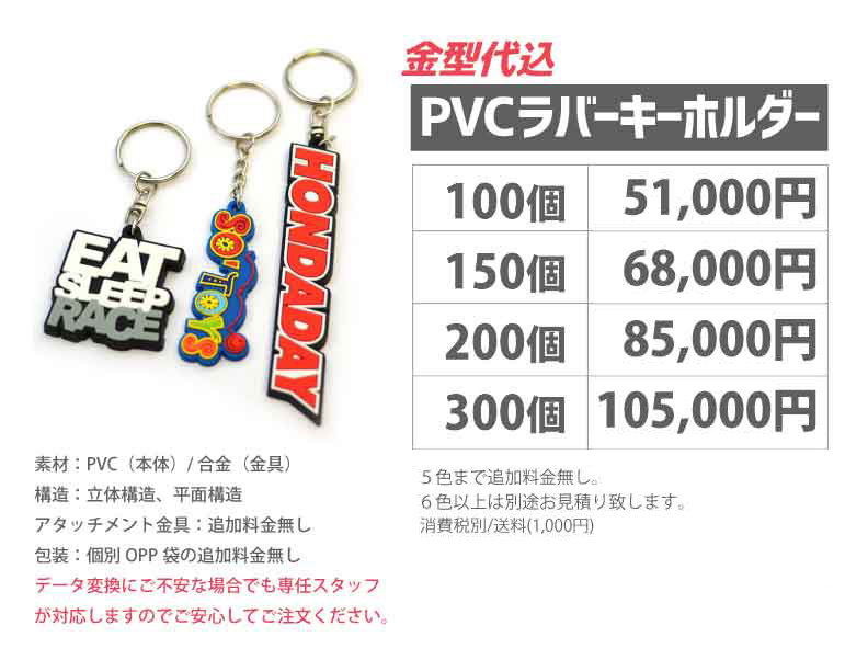 ラバーキーホルダー/ラバスト製作 - BANDGOODS.NET