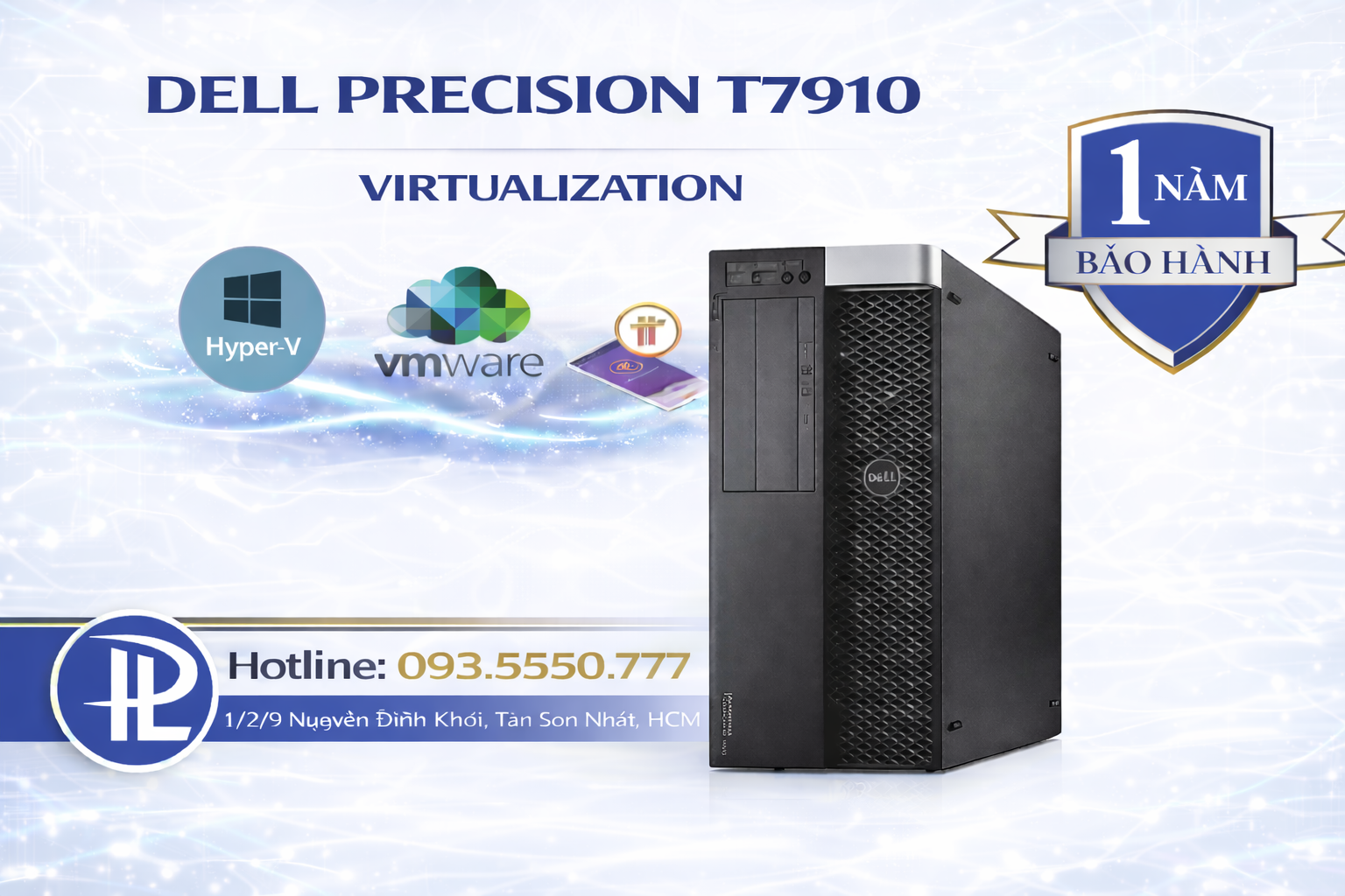 Máy Trạm Dell Precision T7910 | Dual Xeon E5-2696 V4 (44 Core / 88