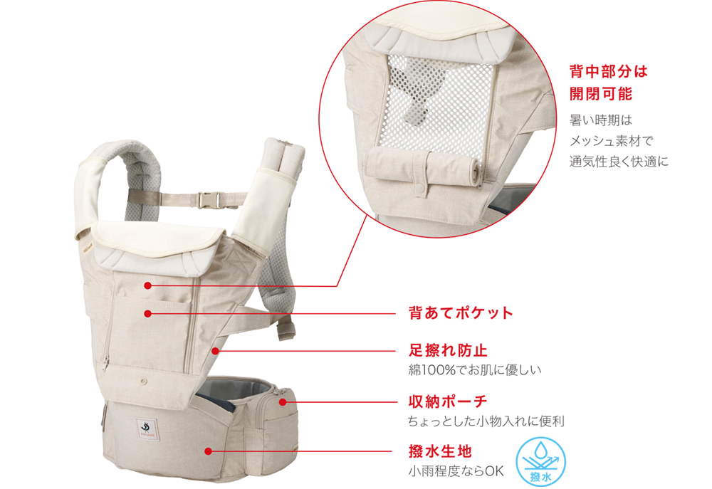 ミキハウス×ポグネー ヒップシートキャリア｜ミキハウス 妊娠・出産