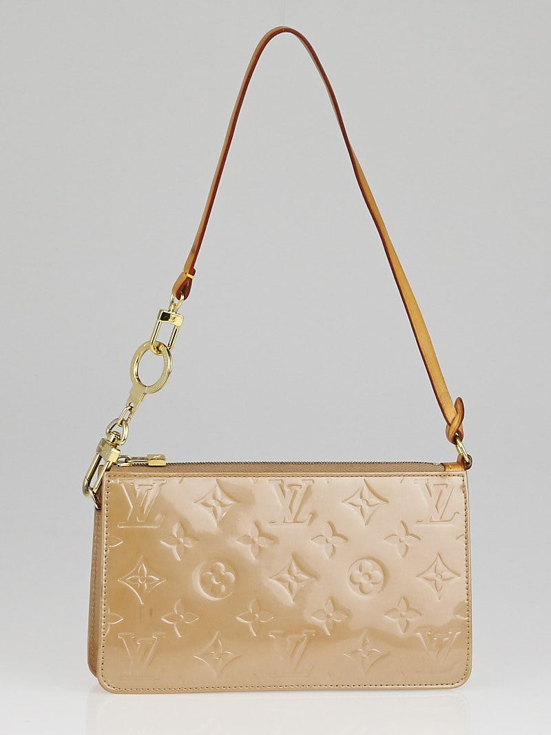 Louis Vuitton Beige Monogram Vernis Lexington Pochette Bag