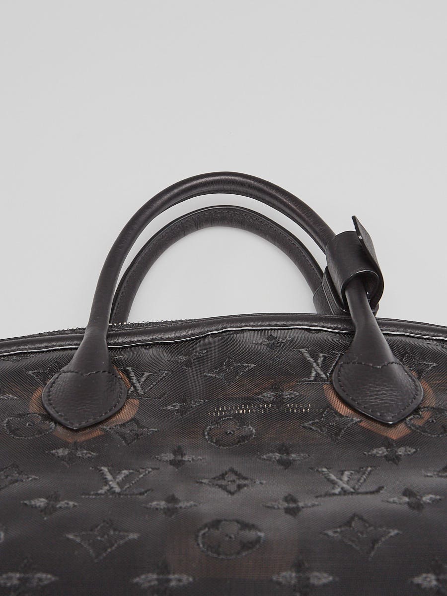 Louis Vuitton Limited Edition Black Monogram Transparence Lockit