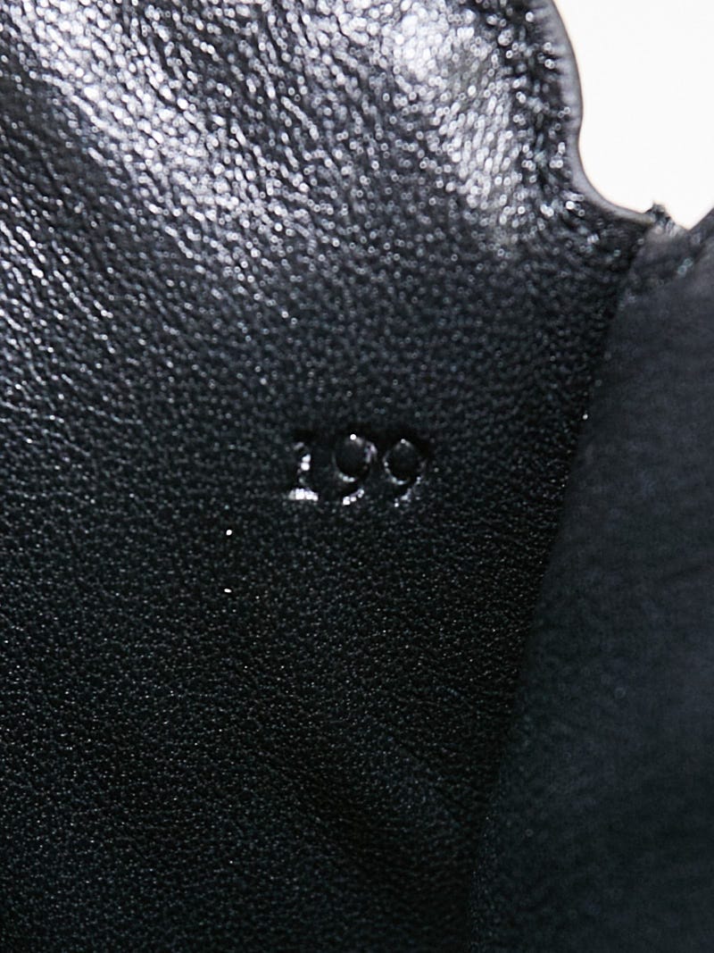 Prada Black Saffiano Leather and Crystals iPad Case | Yoogi's Closet