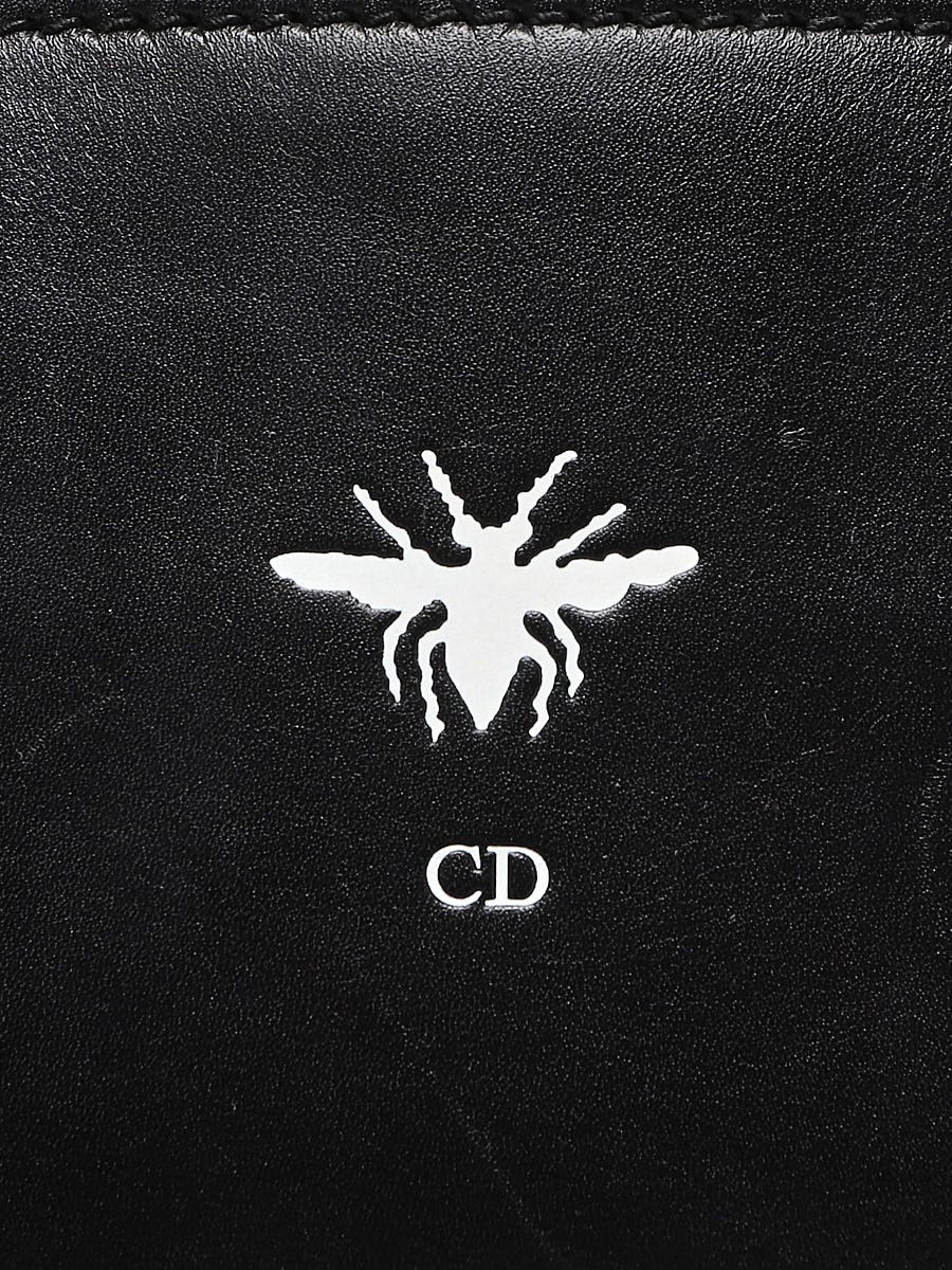 Christian Dior Black Leather D-Bee Bag | Yoogi's Closet