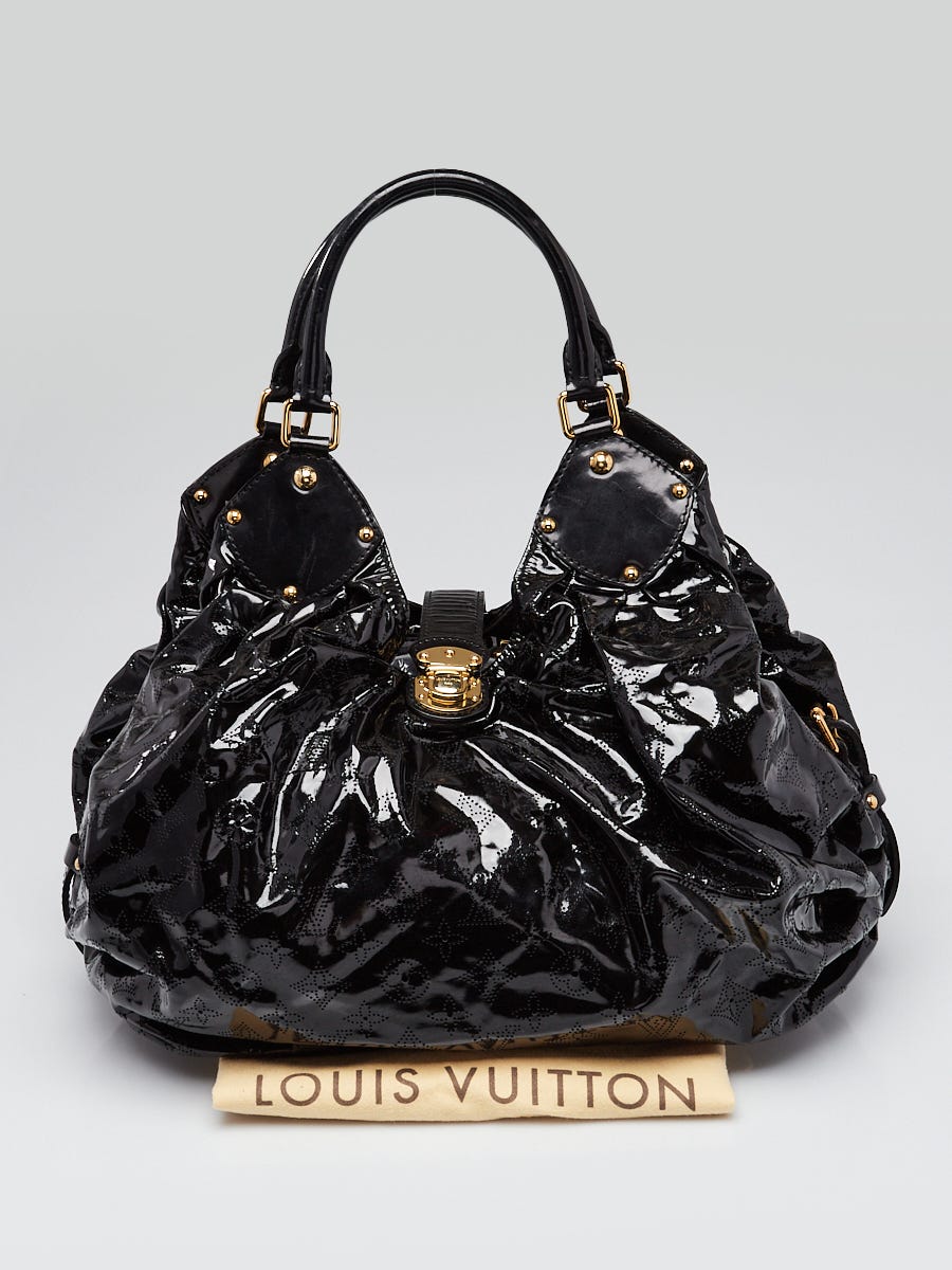 Louis Vuitton Limited Edition Black Patent Leather Surya XL Bag