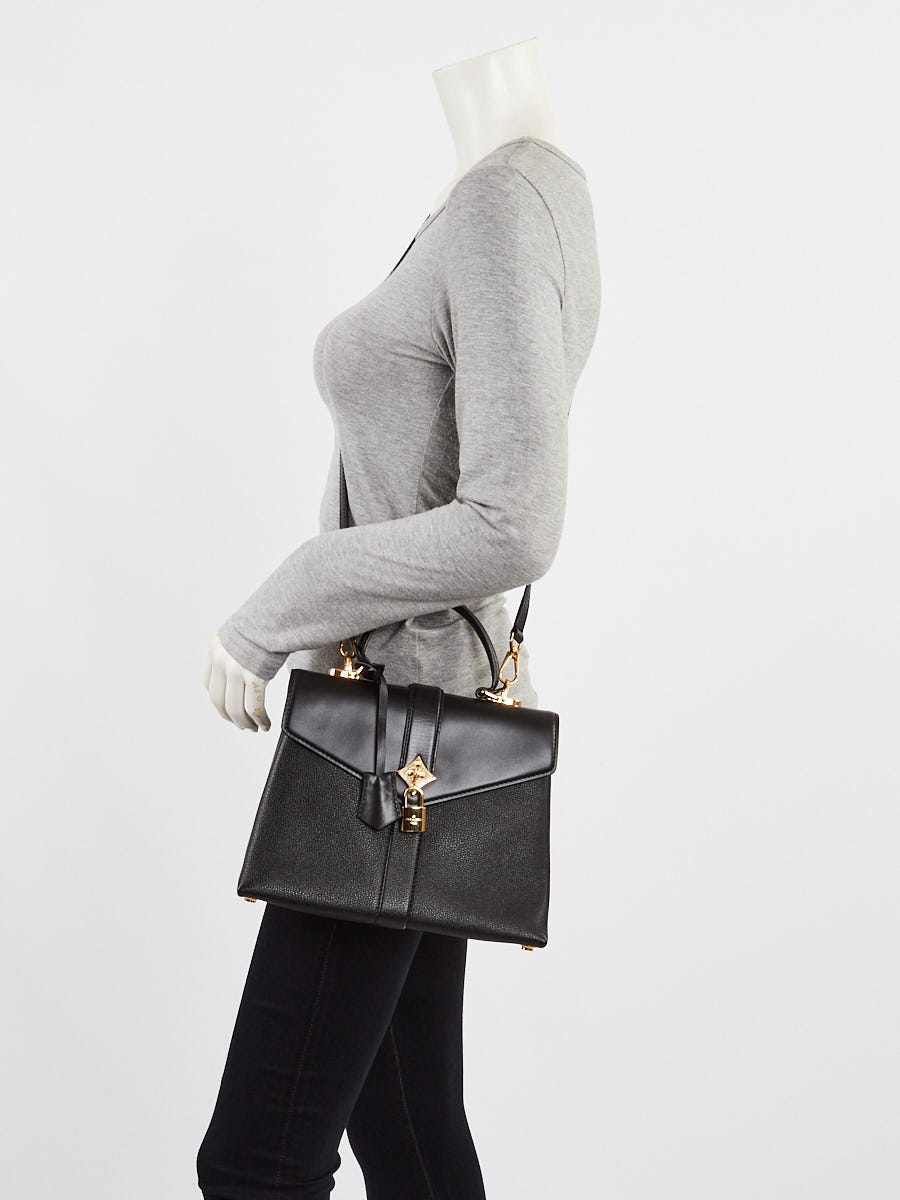 Louis Vuitton Black Leather Rose Des Vents PM Bag | Yoogi's Closet